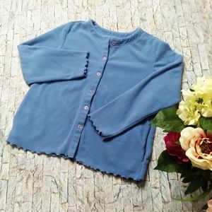 Blair Blue Gray Fleece Jacket